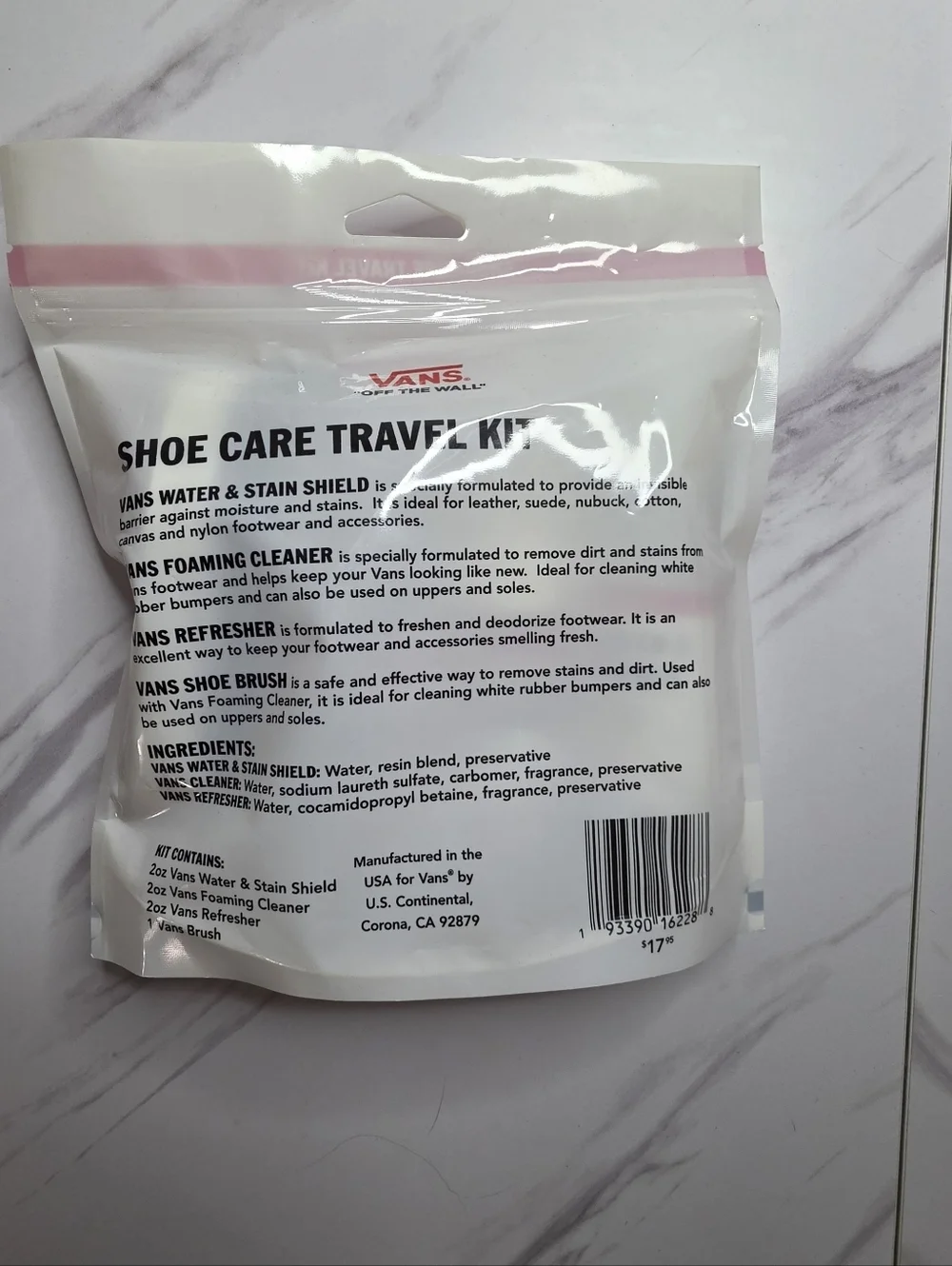 Vans Shoe Care Travel Kit